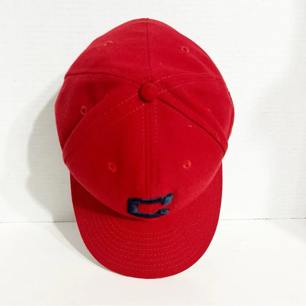 New Era 59Fifty Hat MLB Cleveland Indians Guardians 7 3/4 Fitted Baseball Cap🔴⚫️